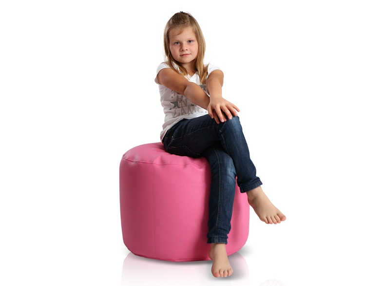 VIPERA Taburet Point polyester - polyester bledo modrá polyester