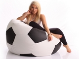 Sedací vak Football XXXXL s podnožkou zadarmo