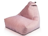 Sedací vak Keyo S plyš exclusive ružová